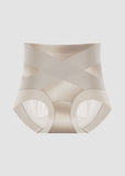 High-Waisted Cross Front Shaping Panties (6-Pack)
