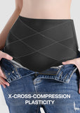 High-Waisted Cross Front Shaping Panties (6-Pack)