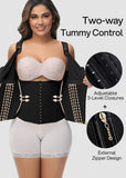 Double-Layer Tummy Control Waist Shaper Girdle With Bra