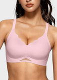 Seamless Soft Comfort Wireless Mesh Bra