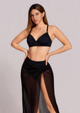 High-Waisted Ruched Tummy Control Bikini Set