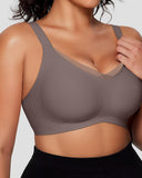 Smoothing Full Coverage Mesh Wireless Bra