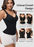 Double-Layer Tummy Control Waist Shaper Girdle With Bra