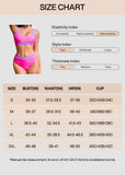 Sporty Color Block High Waist Bikini Set