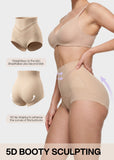 V-Shaped Tummy-Control Sculpting Briefs Multipack