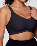 Smoothing Full Coverage Mesh Wireless Bra
