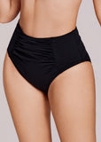 High-Waisted Ruched Tummy Control Bikini Set