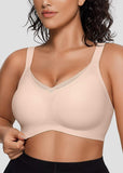 Smoothing Full Coverage Mesh Wireless Bra