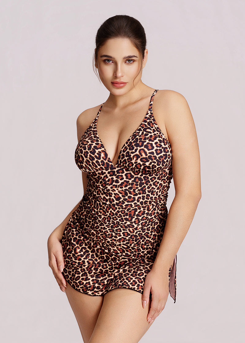 Convertible Ruched Sculpting Swimsuit