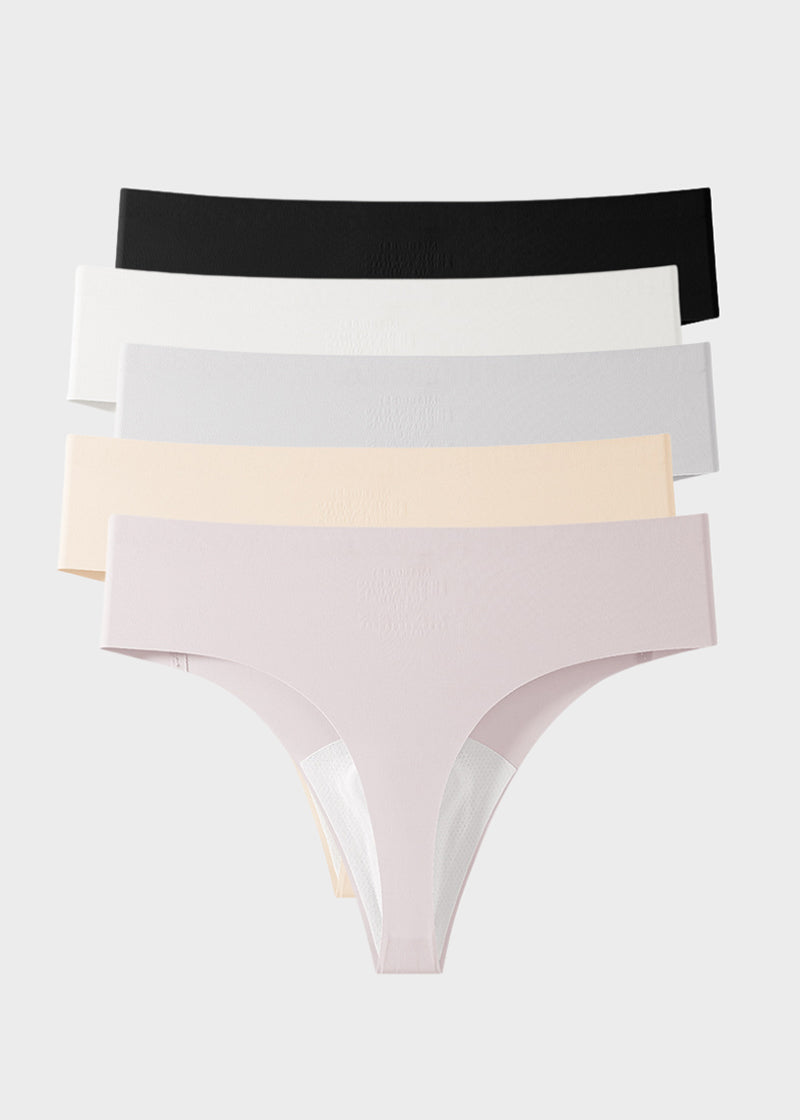 Seamless Camel Toe Cover Thongs (5 PACK)