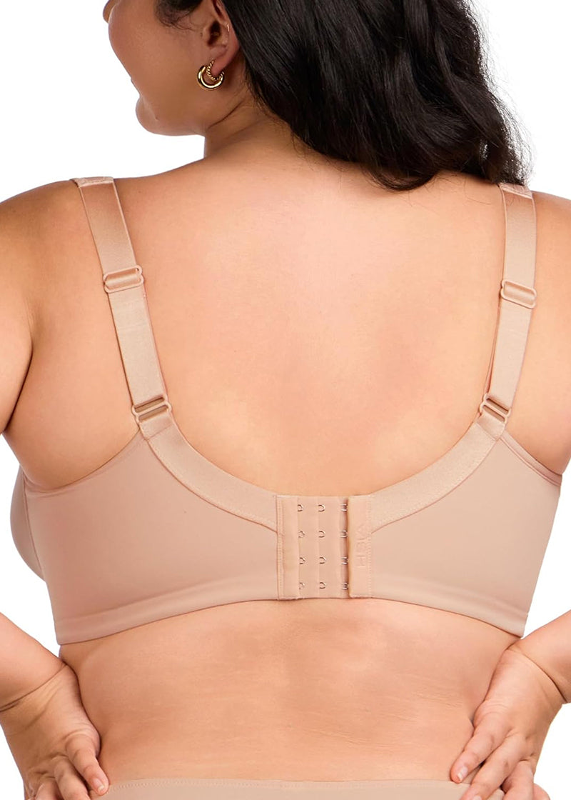 Soft Plus Size Full Coverage Unlined Minimizer Bra