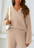 Teddy 2-Piece V-Neck Lounge Set