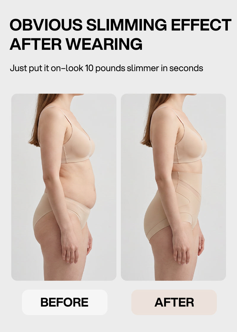 V-Shaped Tummy-Control Sculpting Briefs Multipack