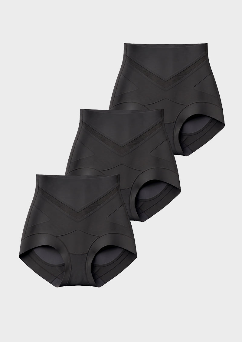 V-Shaped Tummy-Control Sculpting Briefs Multipack