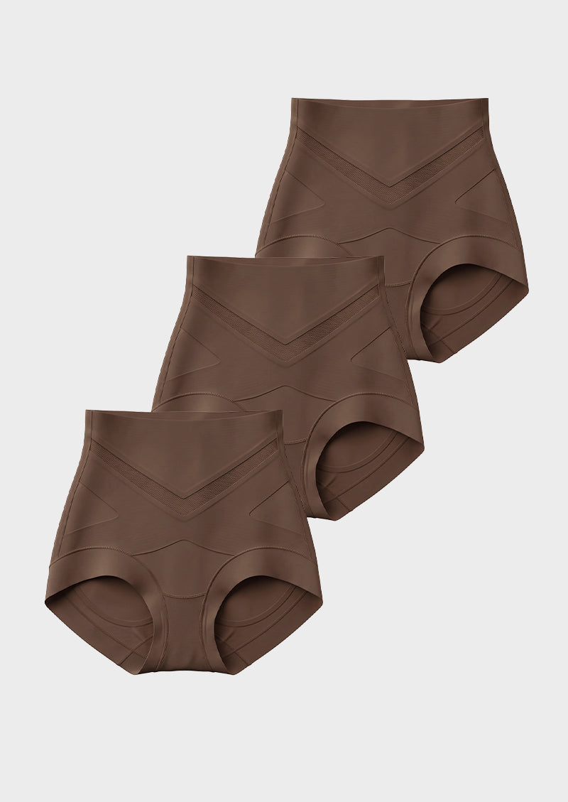 V-Shaped Tummy-Control Sculpting Briefs Multipack