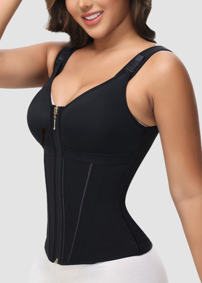 Double-Layer Tummy Control Waist Shaper Girdle With Bra
