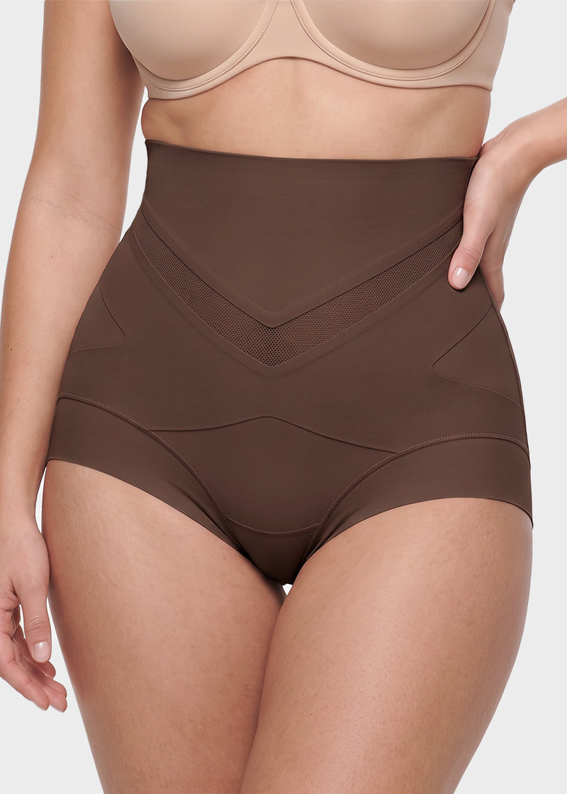 V-Shaped Tummy-Control Sculpting Briefs Multipack