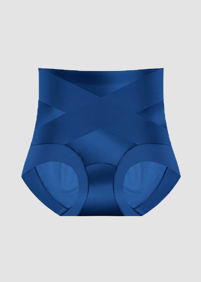 High-Waisted Cross Front Shaping Panties (6-Pack)