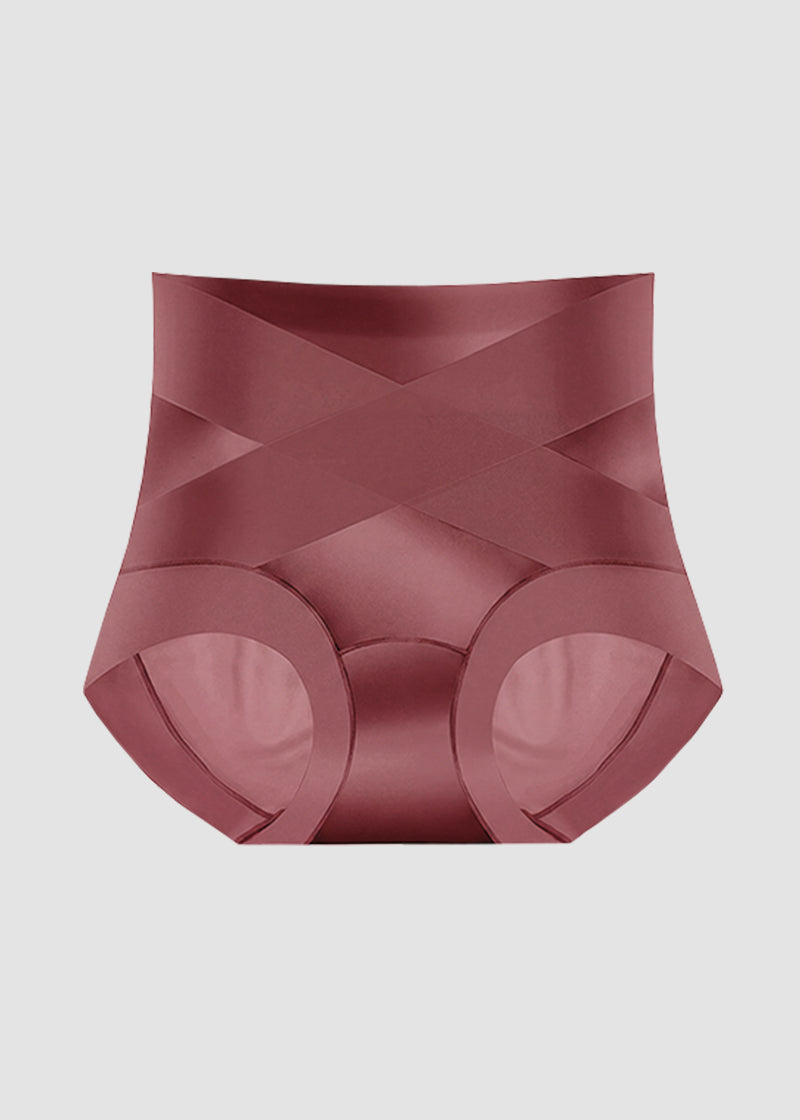 High-Waisted Cross Front Shaping Panties (6-Pack)