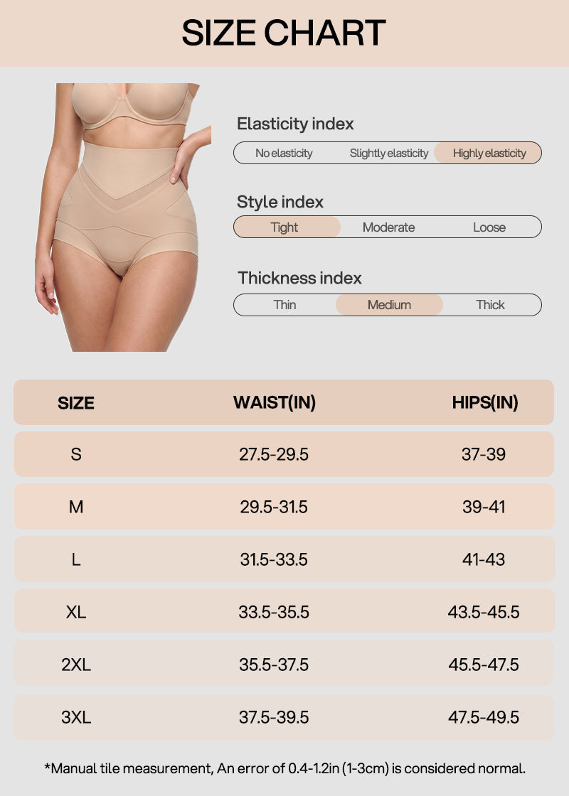 V-Shaped Tummy-Control Sculpting Briefs Multipack