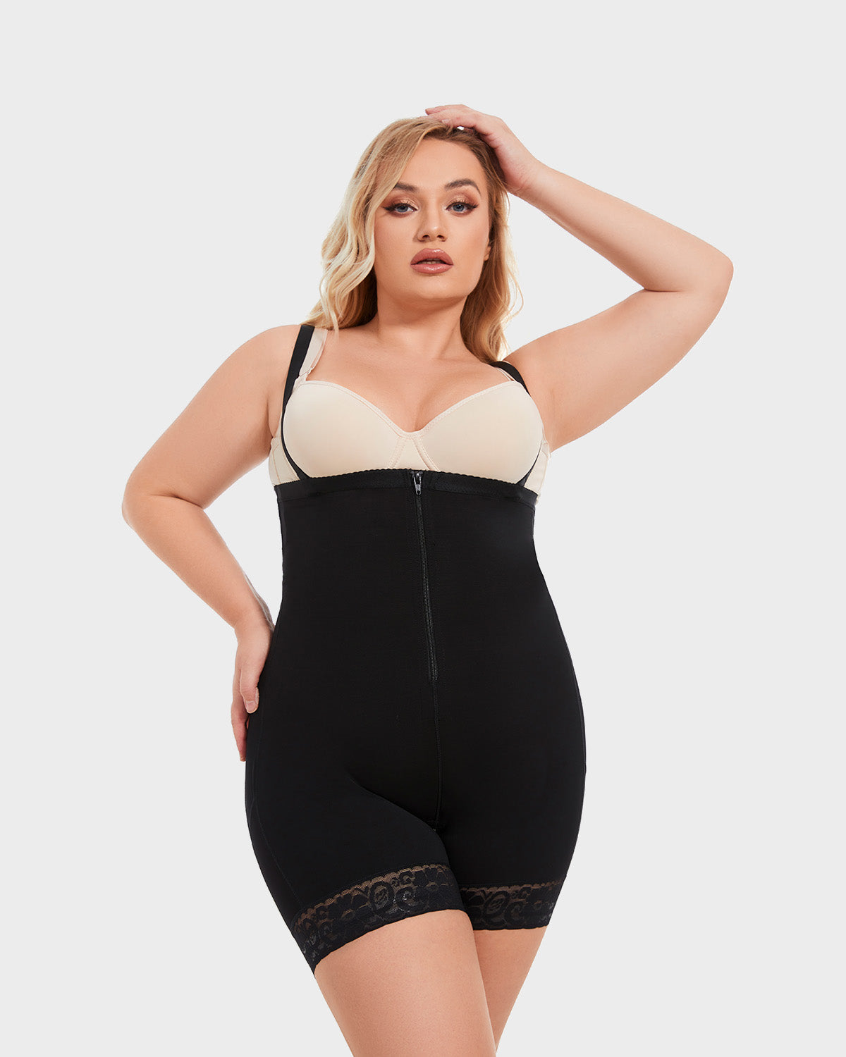 Tummy Compression Bodysuit Shaper With Butt Lifter