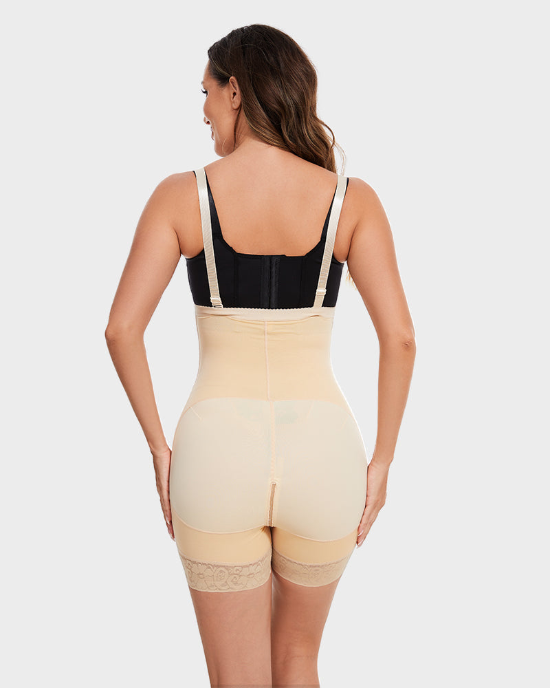 Tummy Compression Bodysuit Shaper With Butt Lifter